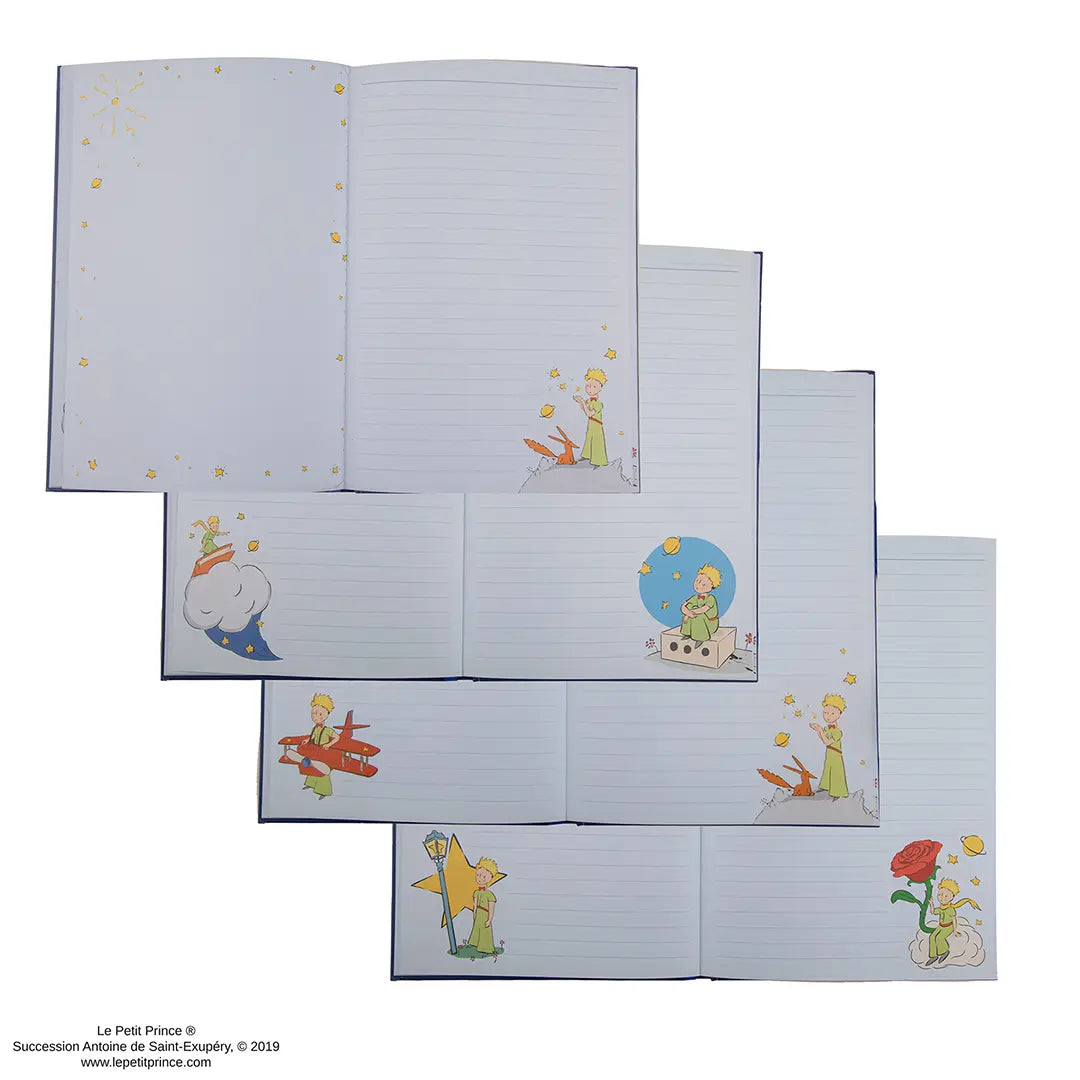 Hardcover Notebook Starry Night Constellations - The Little Prince
