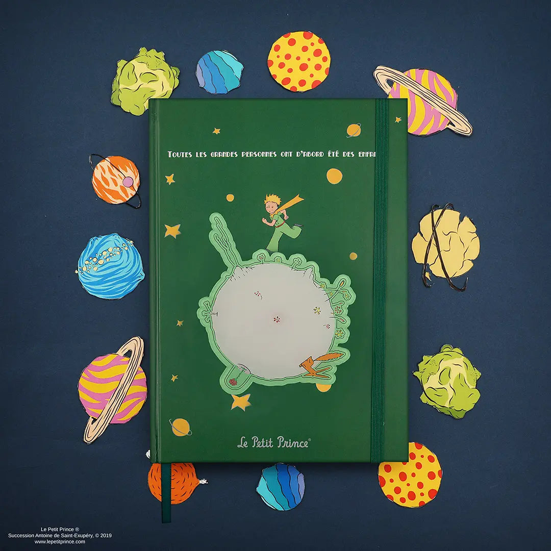 Spinning Asteroid B-612 Notebook - The Little Prince