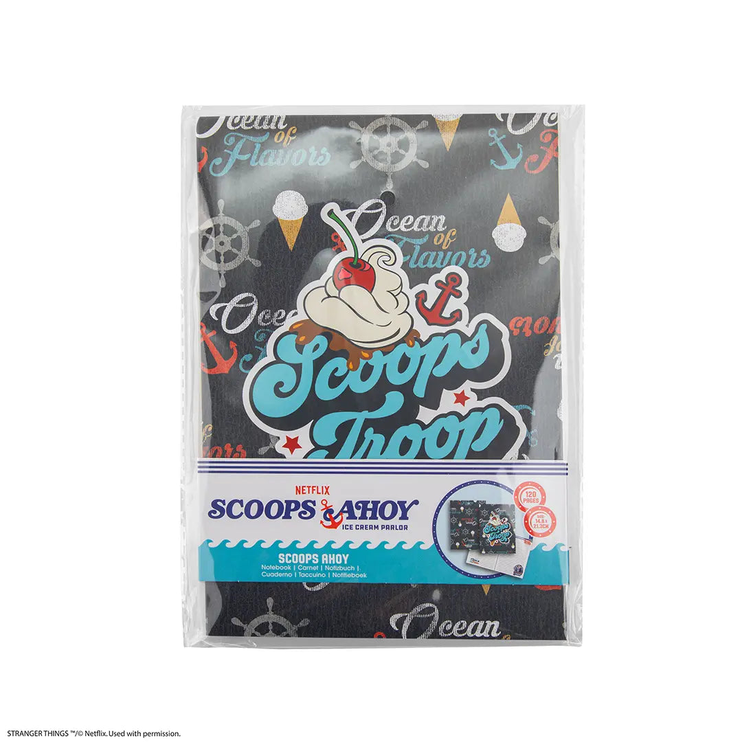 Soft cover notebook Scoops Ahoy - Stranger Things