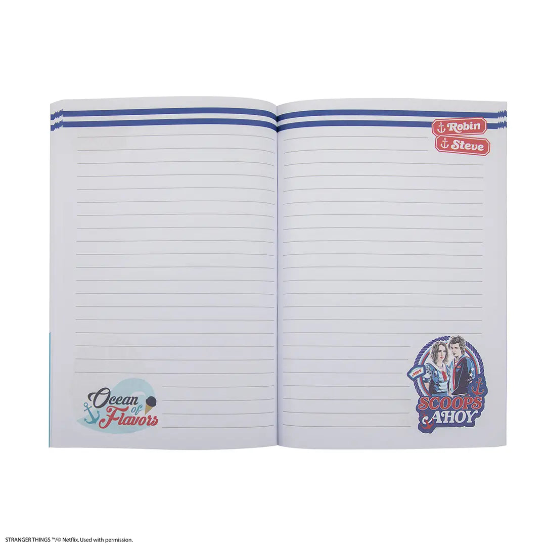 Soft cover notebook Scoops Ahoy - Stranger Things