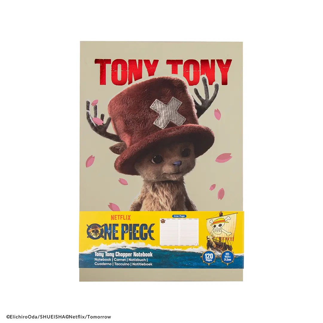 Soft cover notebook - Tony Tony Chopper - One Piece Netflix