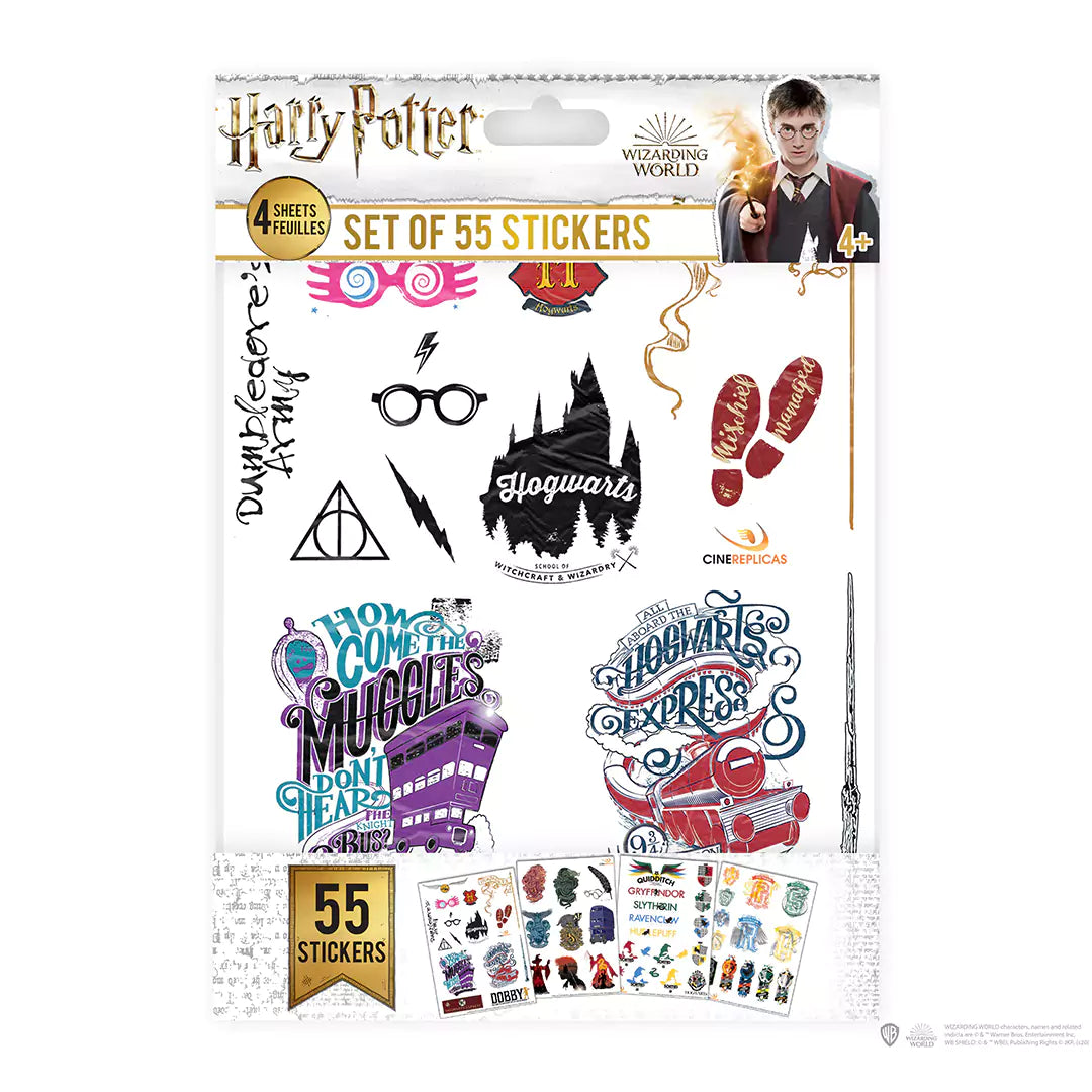 Set of 55 stickers - Harry Potter