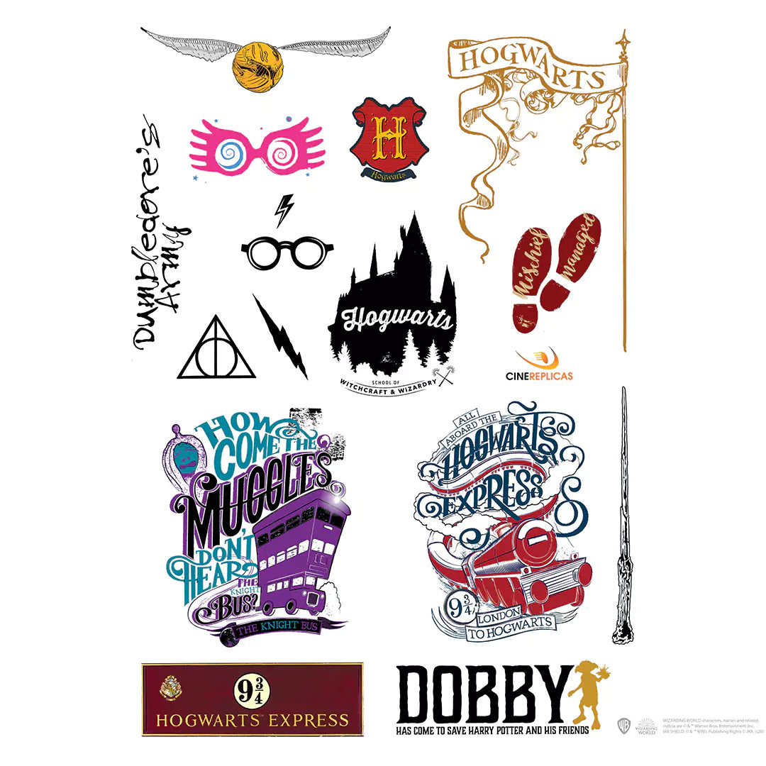 Set of 55 stickers - Harry Potter
