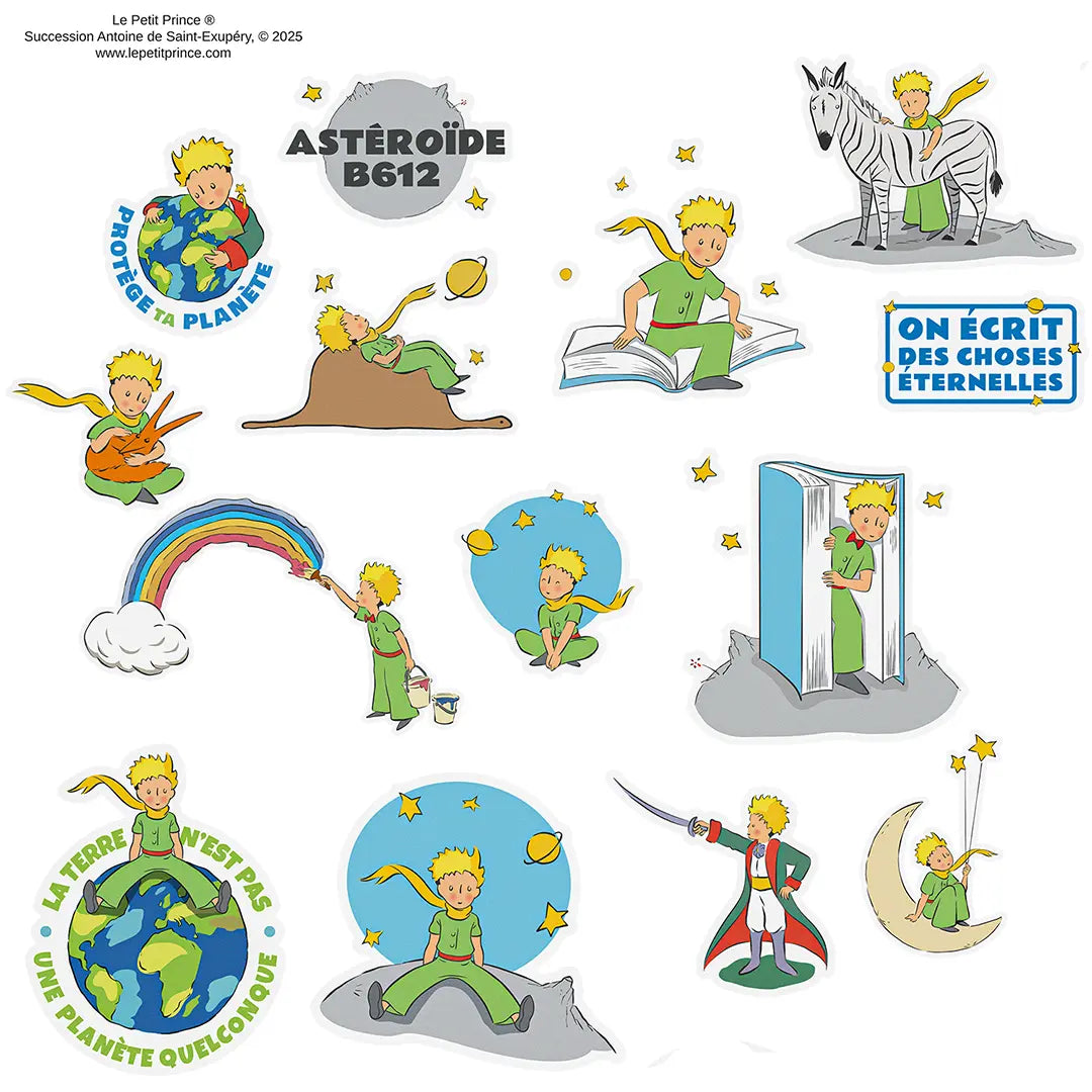 The Little Prince Cosmic Set of 27 Stickers - The Little Prince
