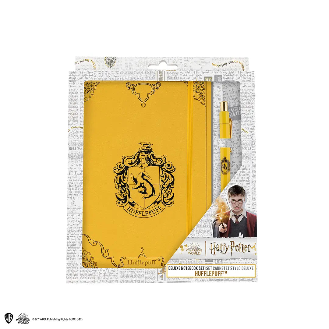 Hufflepuff Deluxe Notebook and Pen - Harry Potter