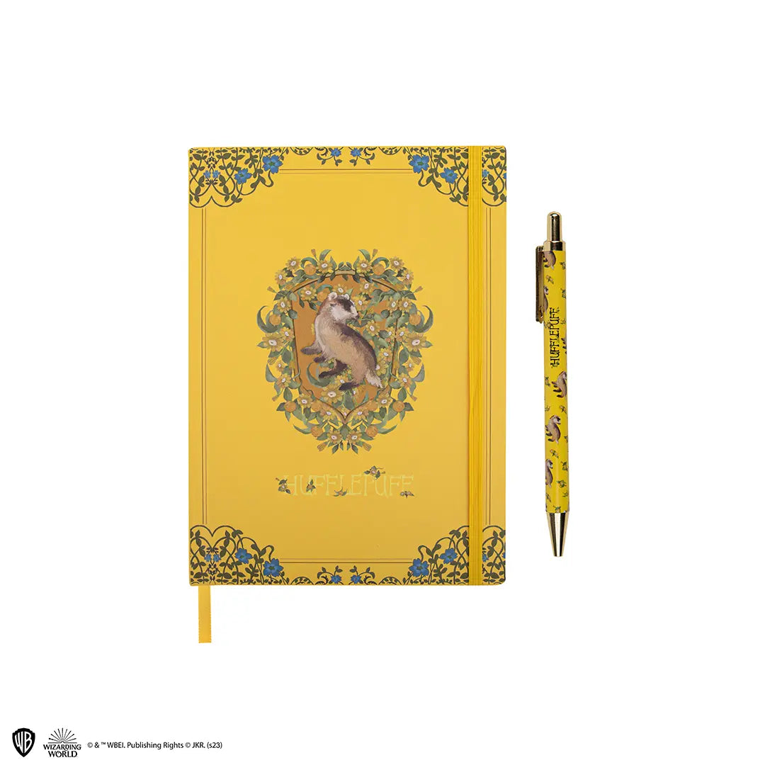 Deluxe notebook and pen Hufflepuff - Harry Potter