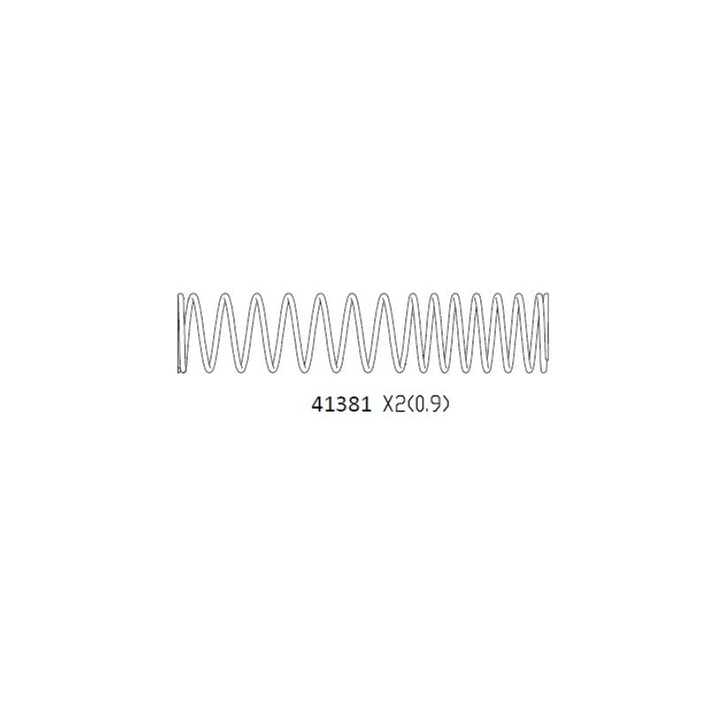 AT4 shock absorber spring in back