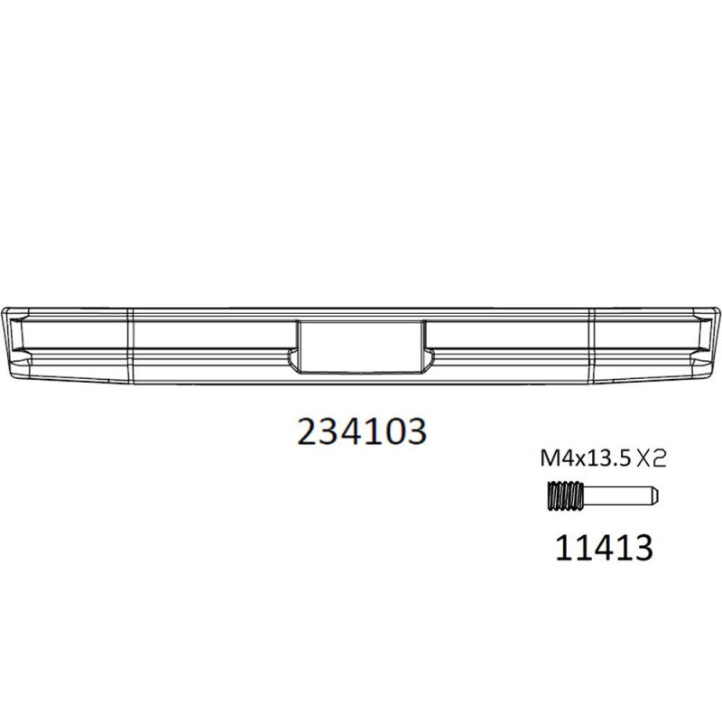 EMOX3 : front bumper