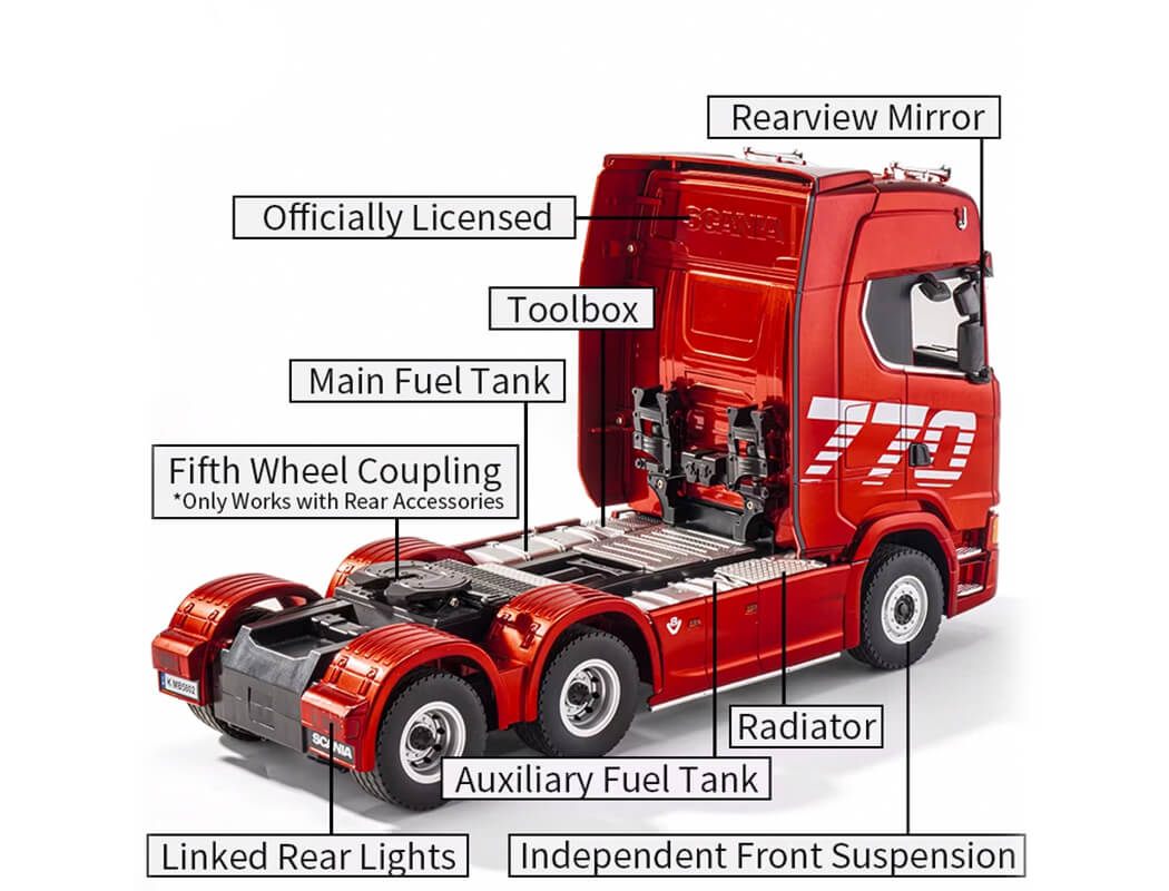 HUINA SCANIA 770S RC TRAILER RTR