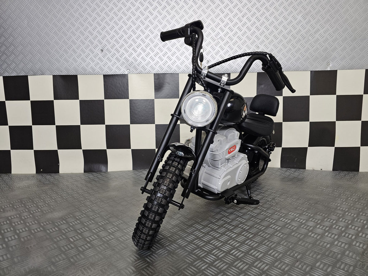Chopper 24V electric motorbike for kids – black