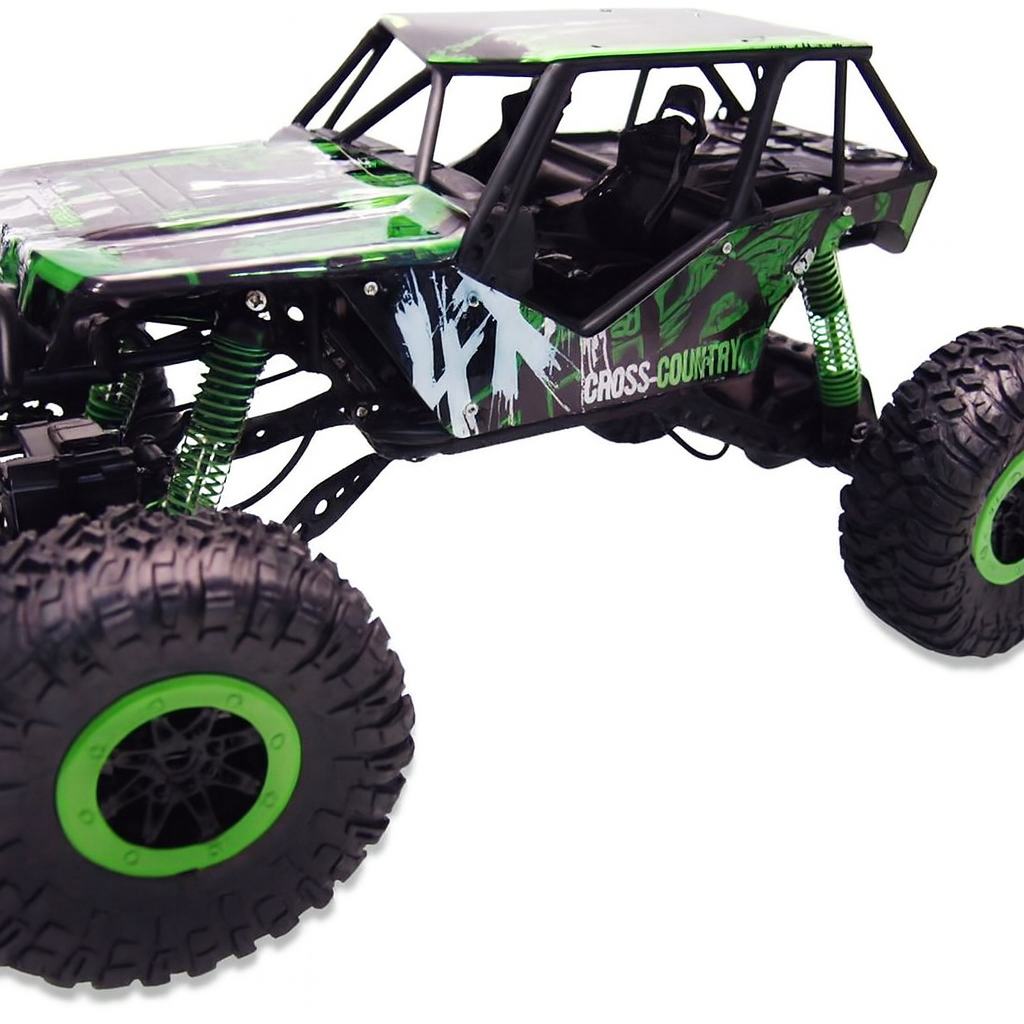 DEMO - Crazy Crawler 1:10 - large Remote-controlled off-roader w. LIGHTS
