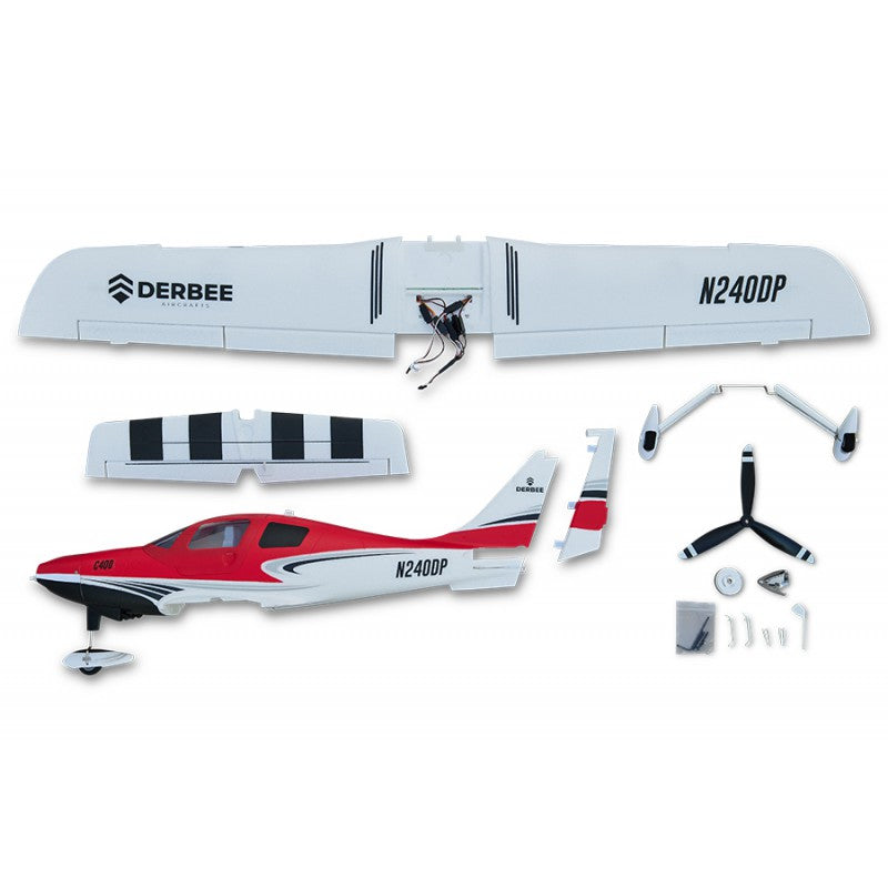 Low wing trainer 1100mm : C400 PNP kit - Red