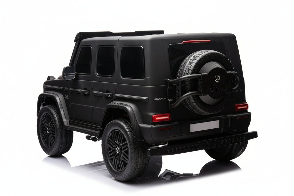 Mercedes-Benz G63 AMG 24V electric car for kids – 2 seats, matt black