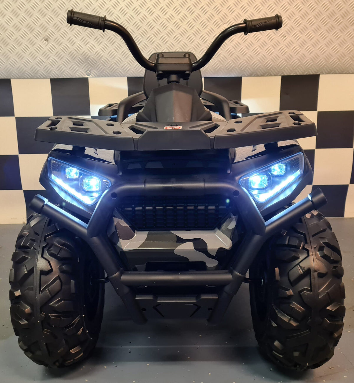 Kids' quad 12V – 1 seat, camouflage green