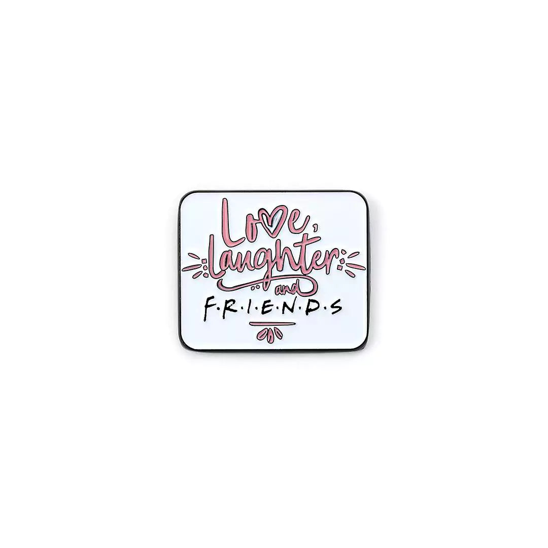 Love, laughter and friends Pin Badge - Friends