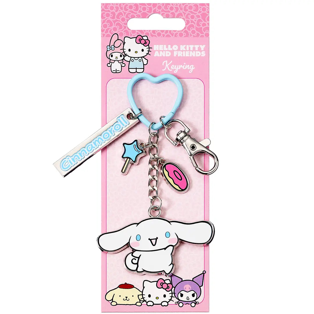 Keyring Cinnamoroll with Charms - Hello Kitty