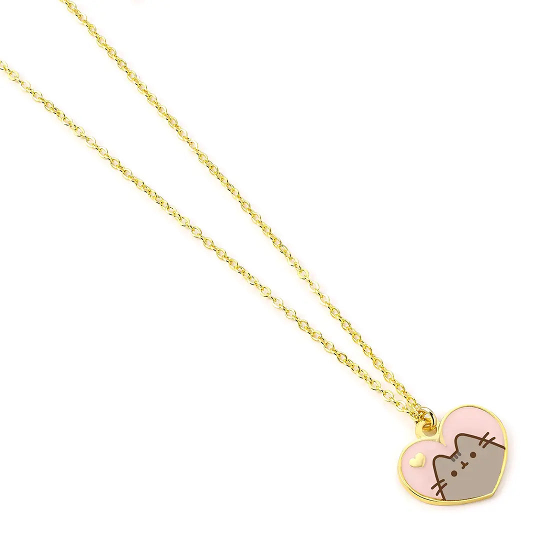Pusheen the cat heart necklace - Pusheen