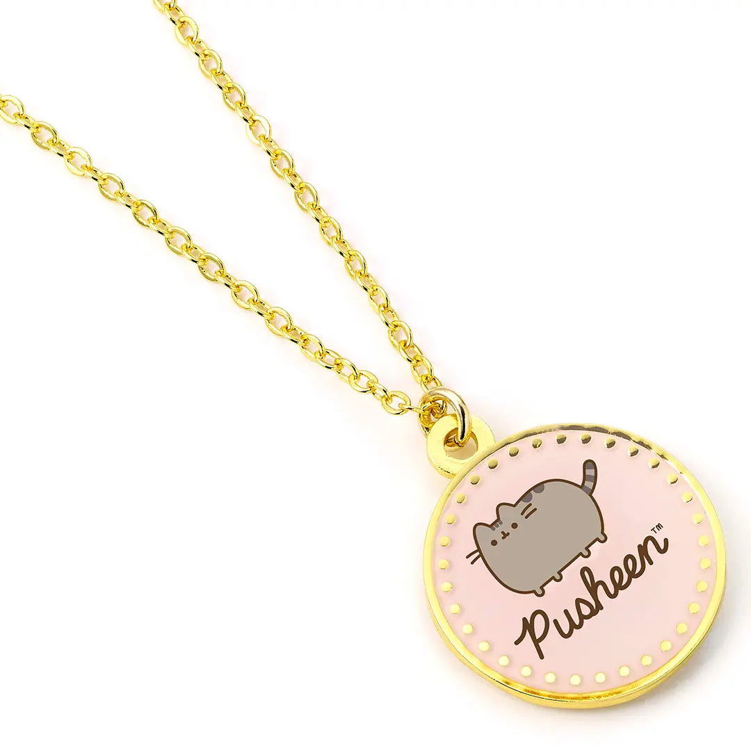 Pusheen the cat and necklace - Pusheen