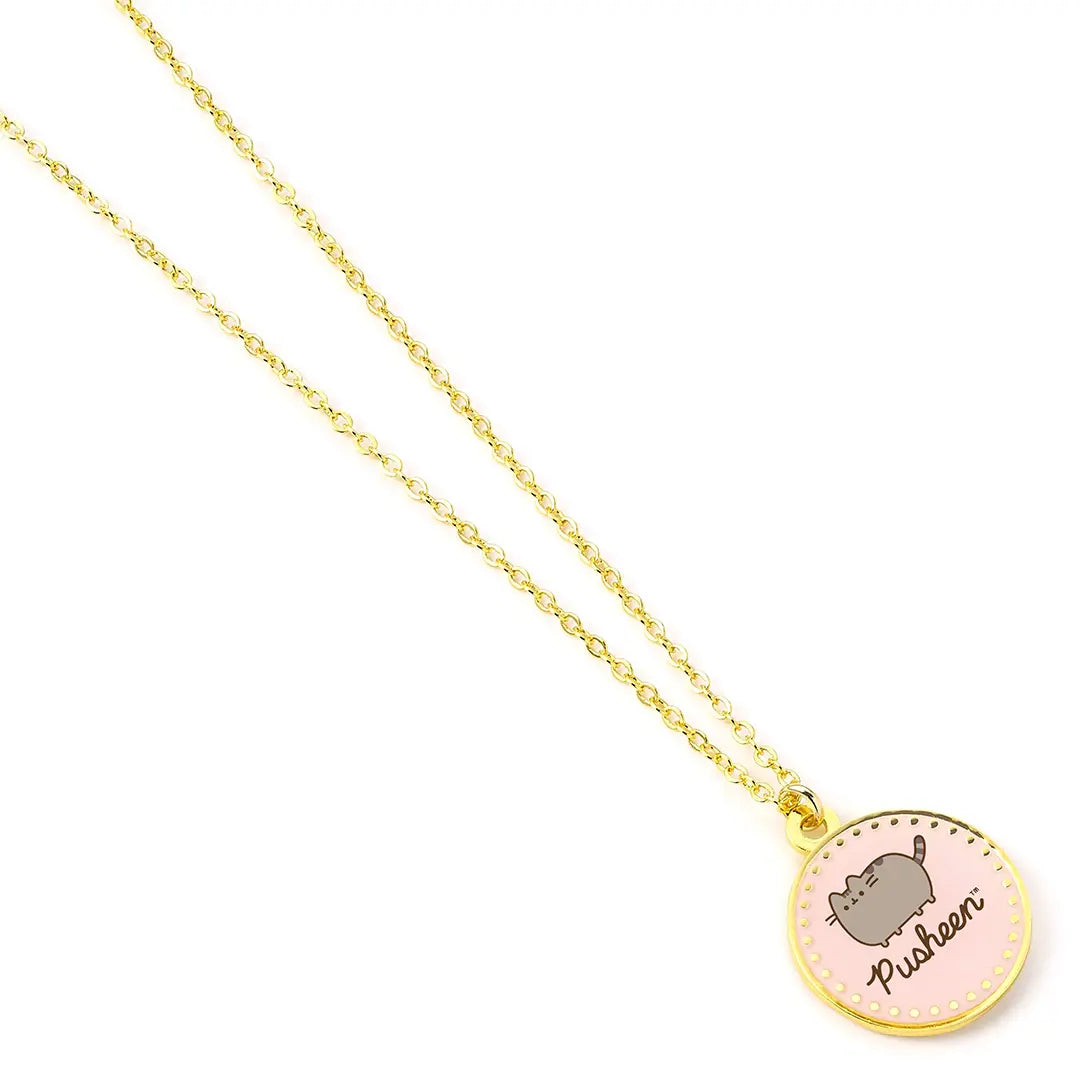 Pusheen the cat and necklace - Pusheen