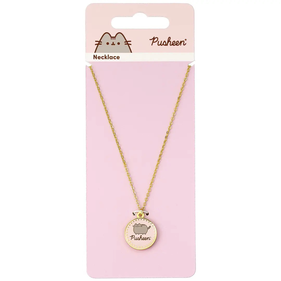 Pusheen the cat and necklace - Pusheen