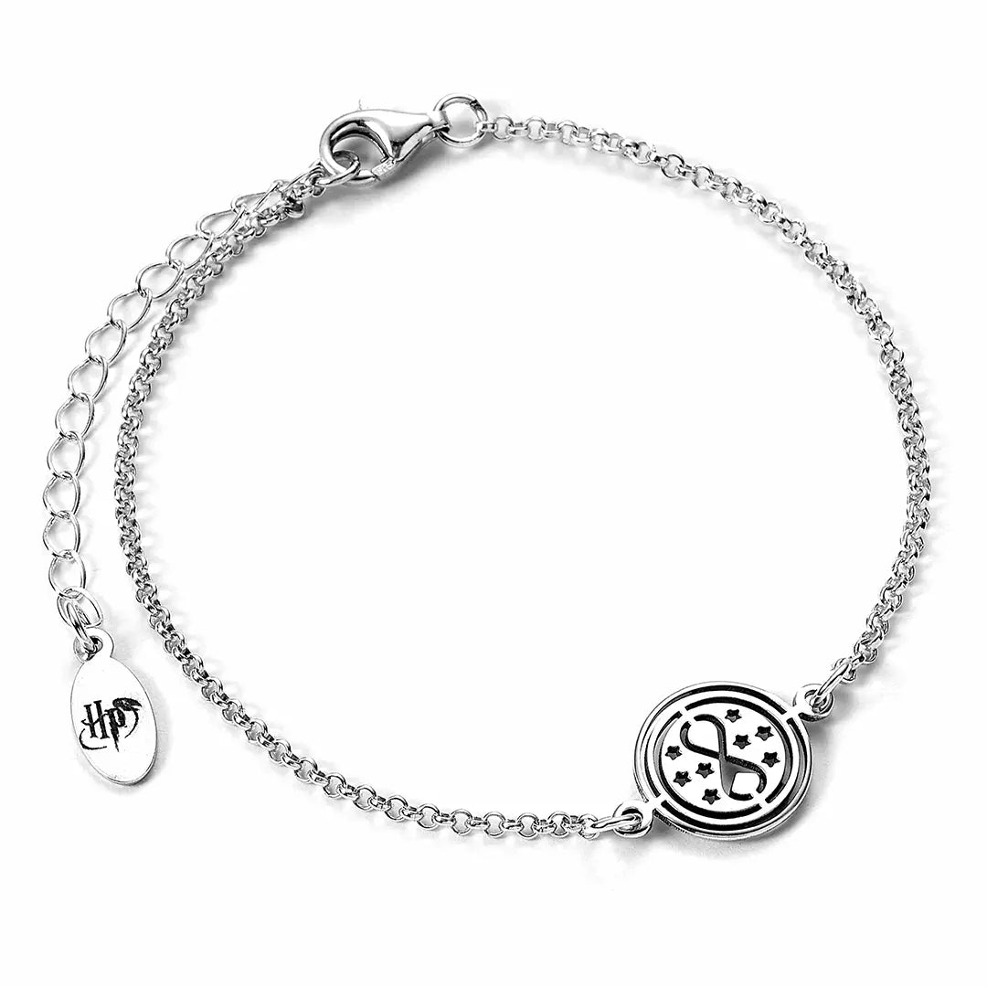 Sterling silver Time Turner Charm Bracelet - Harry Potter