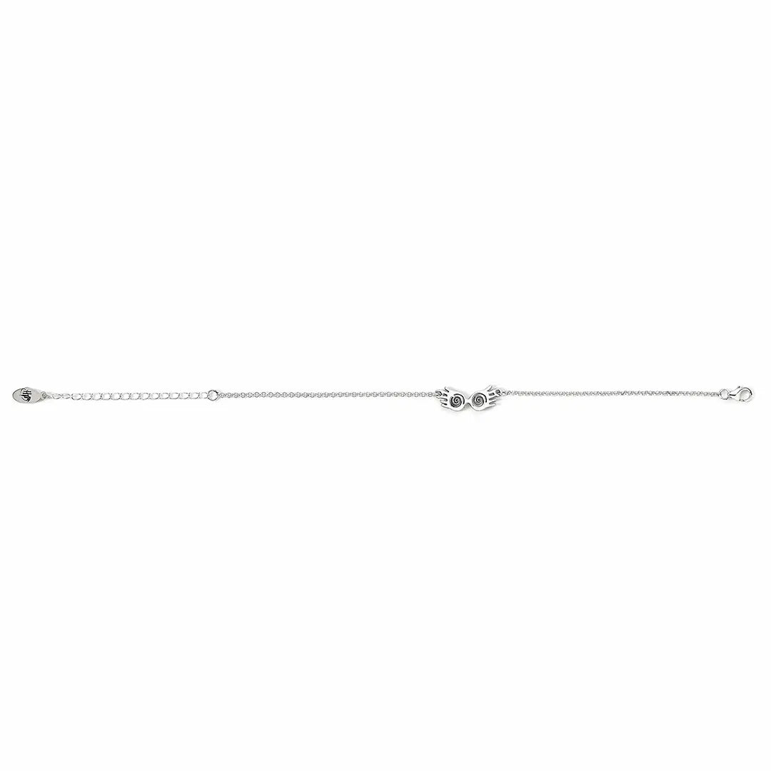 Sterling silver Luna Specs Charm Bracelet - Harry Potter