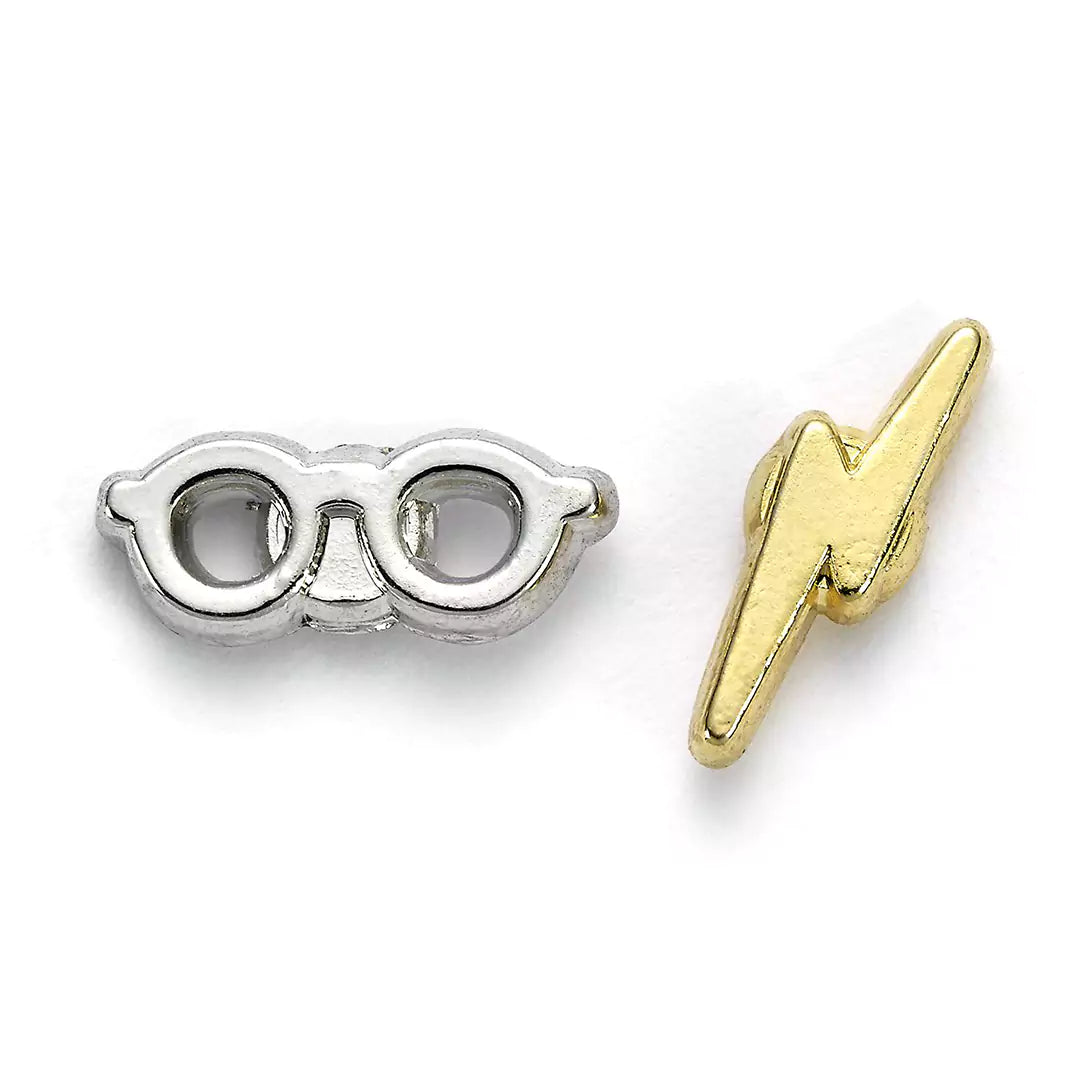 Official Harry Potter stud earring set - Time turners, choc frog
