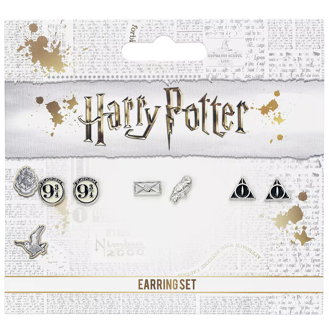 Official Harry Potter stud earring set - Harry Potter