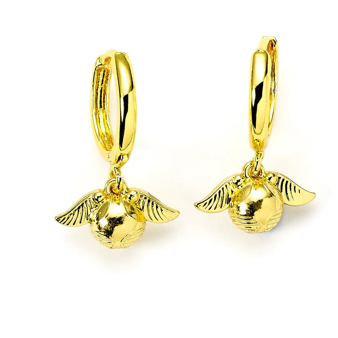 Golden Snitch Gold Earrings - Harry Potter