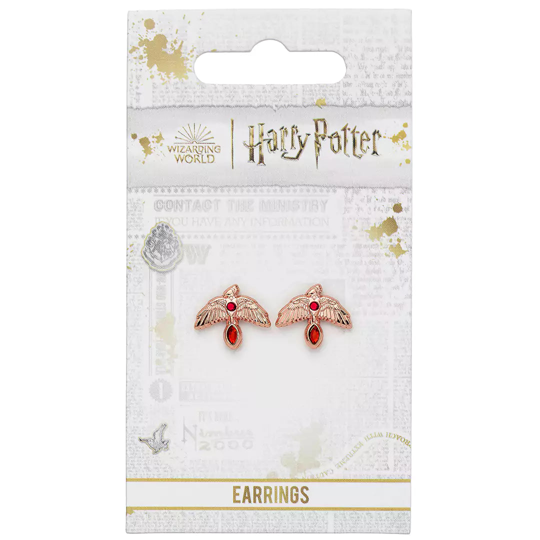 Stud earrings Fawkes - Harry Potter