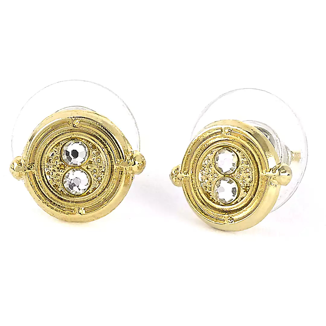 Fixed Time Turner Stud Earrings - Harry Potter