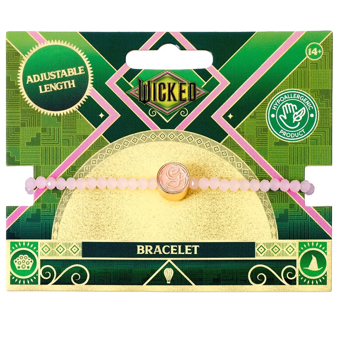 Glinda Rose Quartz Friendship Bracelet - Wicked