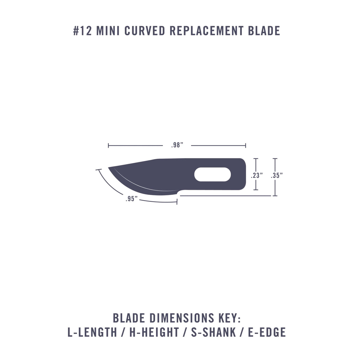 Knife Blade #12 Mini Curved (5)