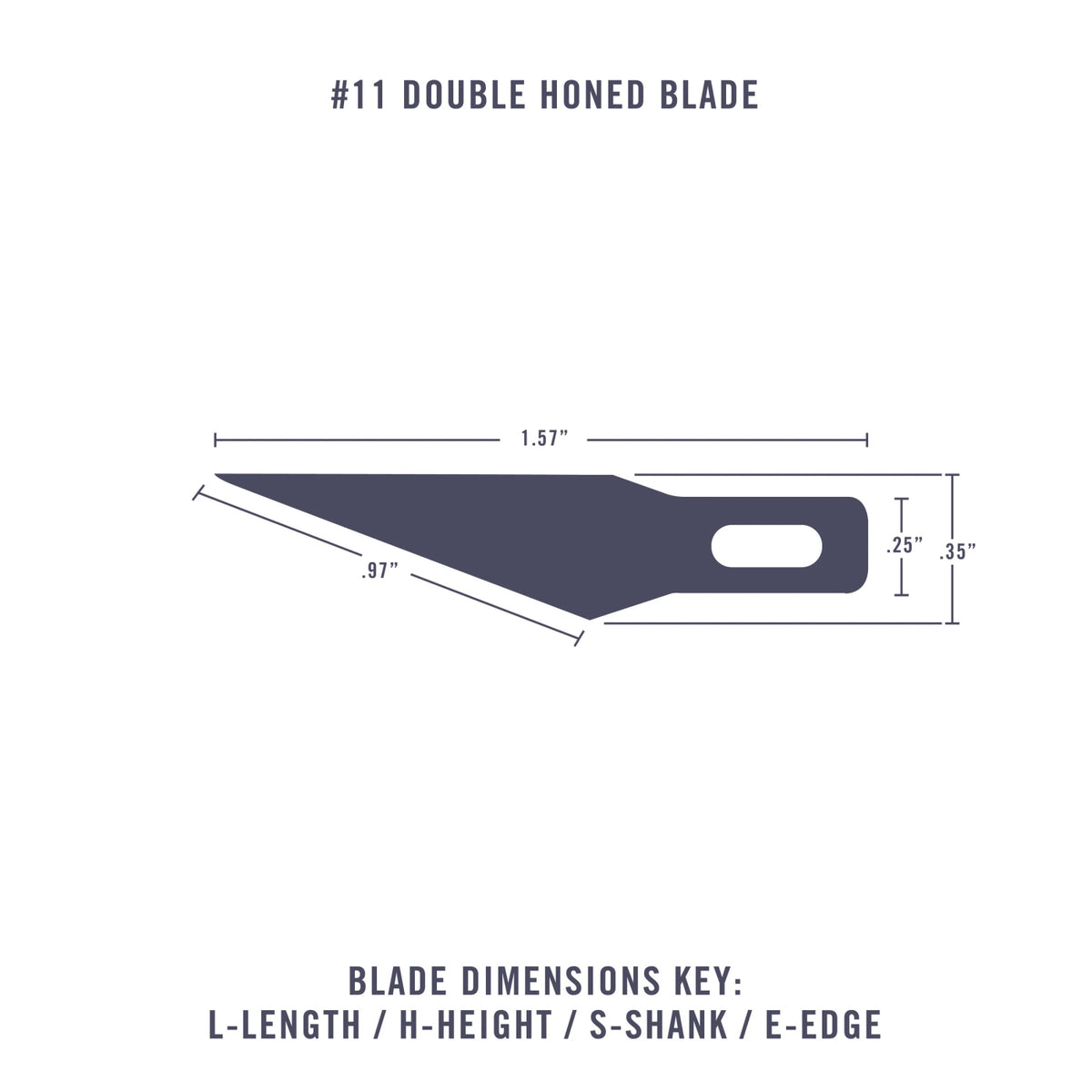 Knife Blade #11 TiN Coated (5)