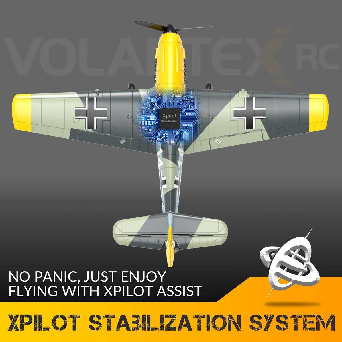 BF109 E 4CH Gyro 400mm RTF