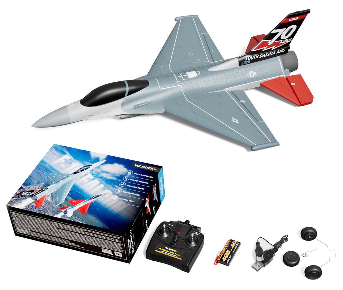 F16 Fighting Falcon Gyro Brushless 4CH 300mm RTF