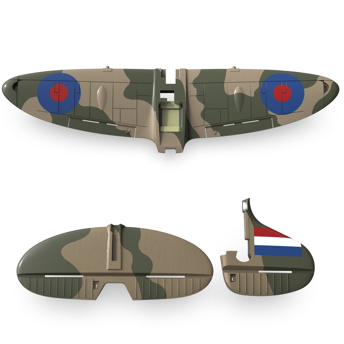 Wing, Tail Fin & Stabilizer Spitfire