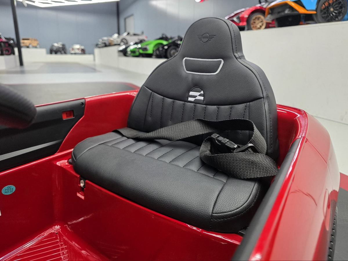 MINI Cooper S 12V electric car for kids – 1 seat, metallic red