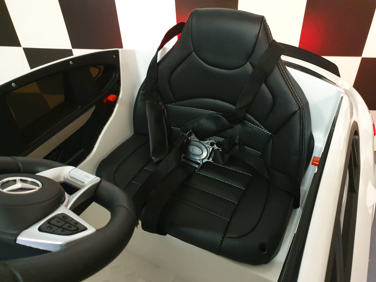 Mercedes-Benz GLC 63 AMG 12V electric car for kids – 1 seat, metallic black