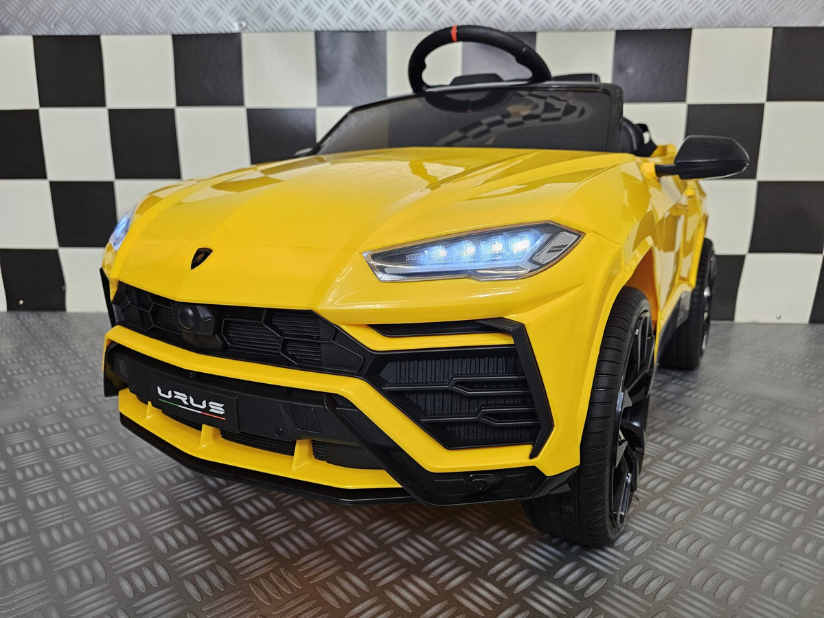 Lamborghini Urus 12V electric car for kids – yellow