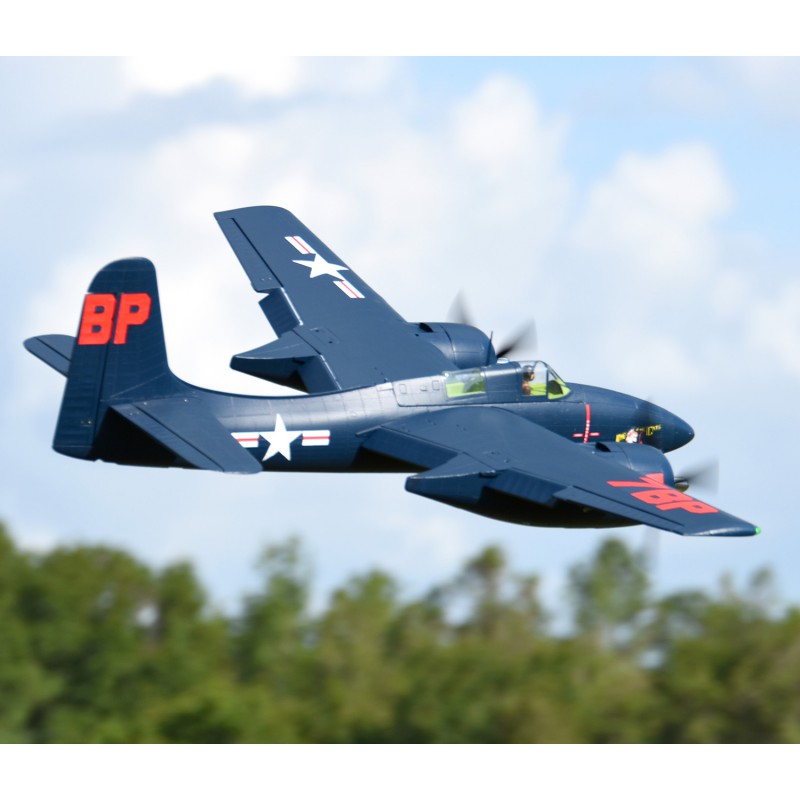 1/9 Plane 1700mm F7F Tigercat Blue PNP kit