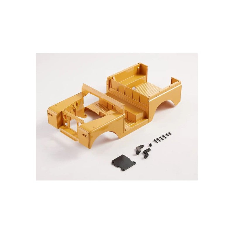 1/12 Land rover - car body yellow painted