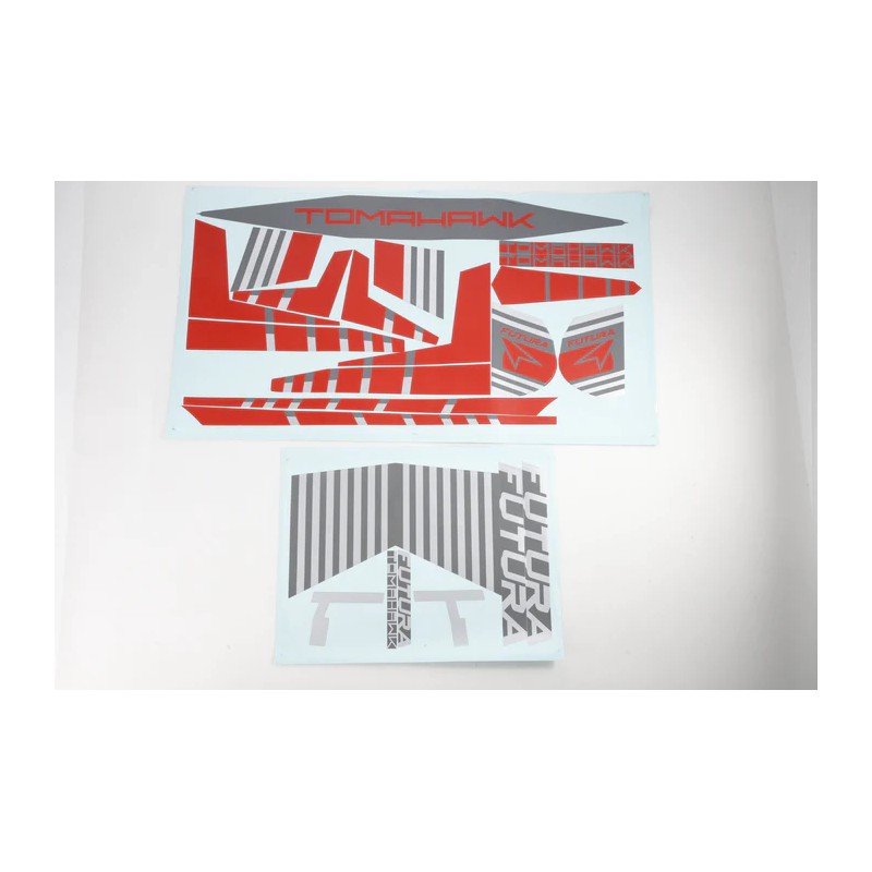 64mm Futura : Sticker (red)