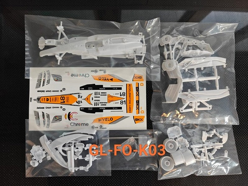 GL Racing GL-FO-K03 - One White Kit Set with decal (K03)