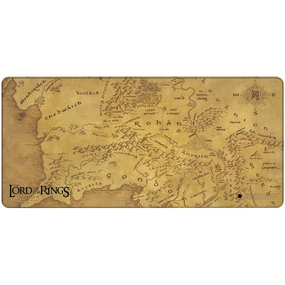 Lord of the Rings: Map - Middle Earth, Mousepad, Control Edition, XL