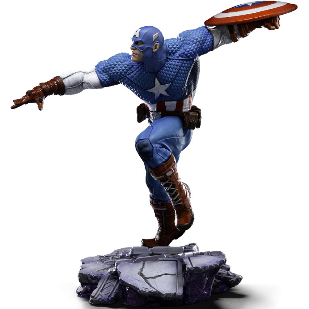 Iron Studios MARVEL COMICS - Captain America Infinity Gauntlet Diorama Statue 1/10