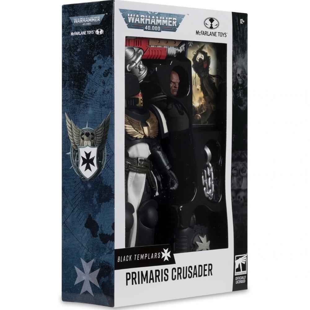 Warhammer 40,000 Primaris Crusader (Black Templars) 7in Action Figure McFarlane Toys