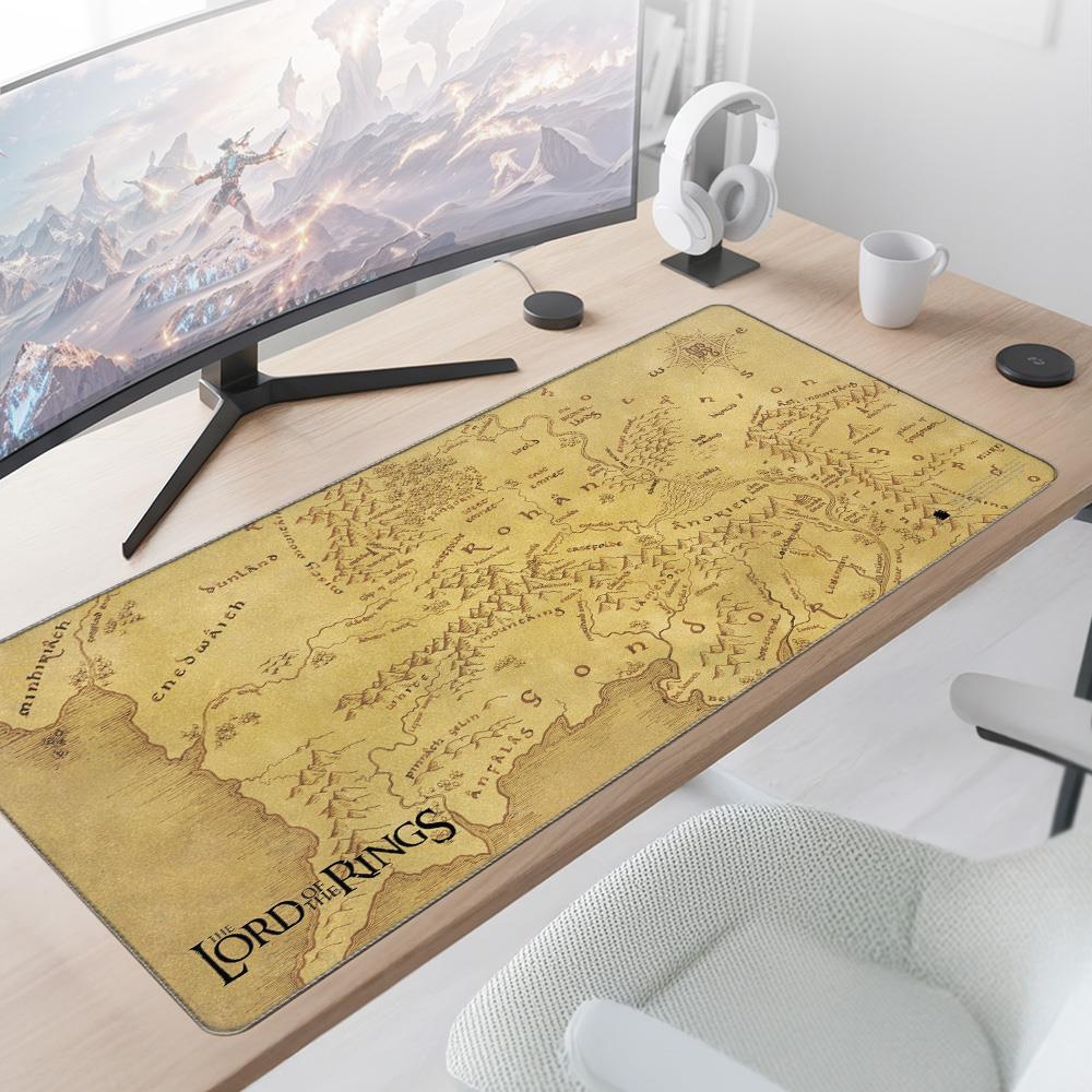 Lord of the Rings: Map - Middle Earth, Mousepad, Control Edition, XL