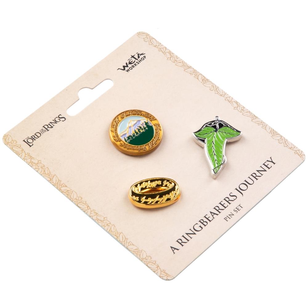 Weta Workshop The Lord of the Rings Trilogy Pin Set - A Ringbearer's Journey