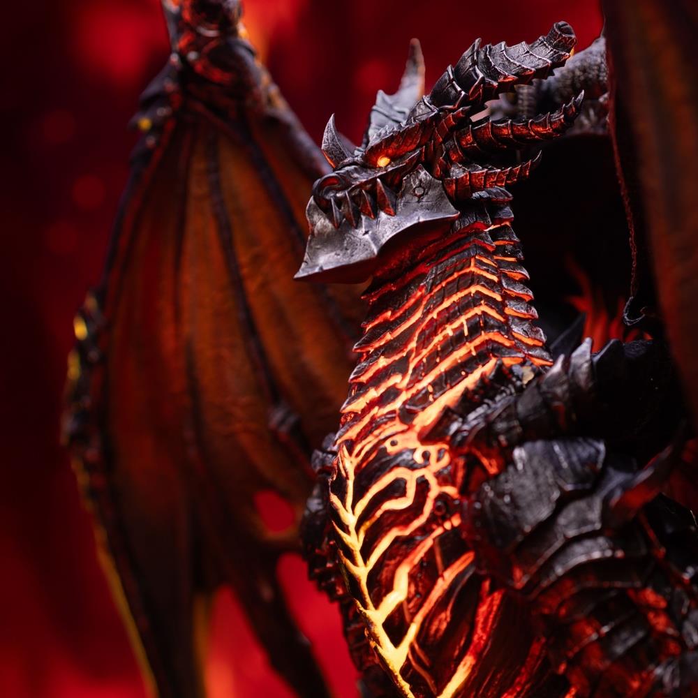 Blizzard Hearthstone Deathwing Art Statue Frame